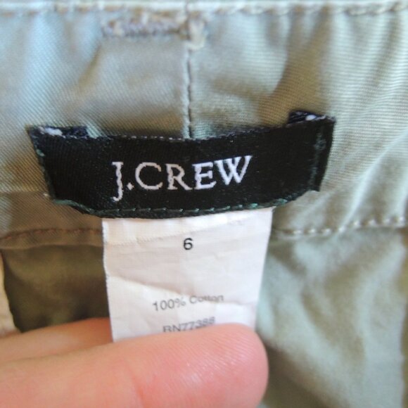 J. Crew Army Green Cargo Mini Skirt 6 (Fits M) - Picture 7 of 7